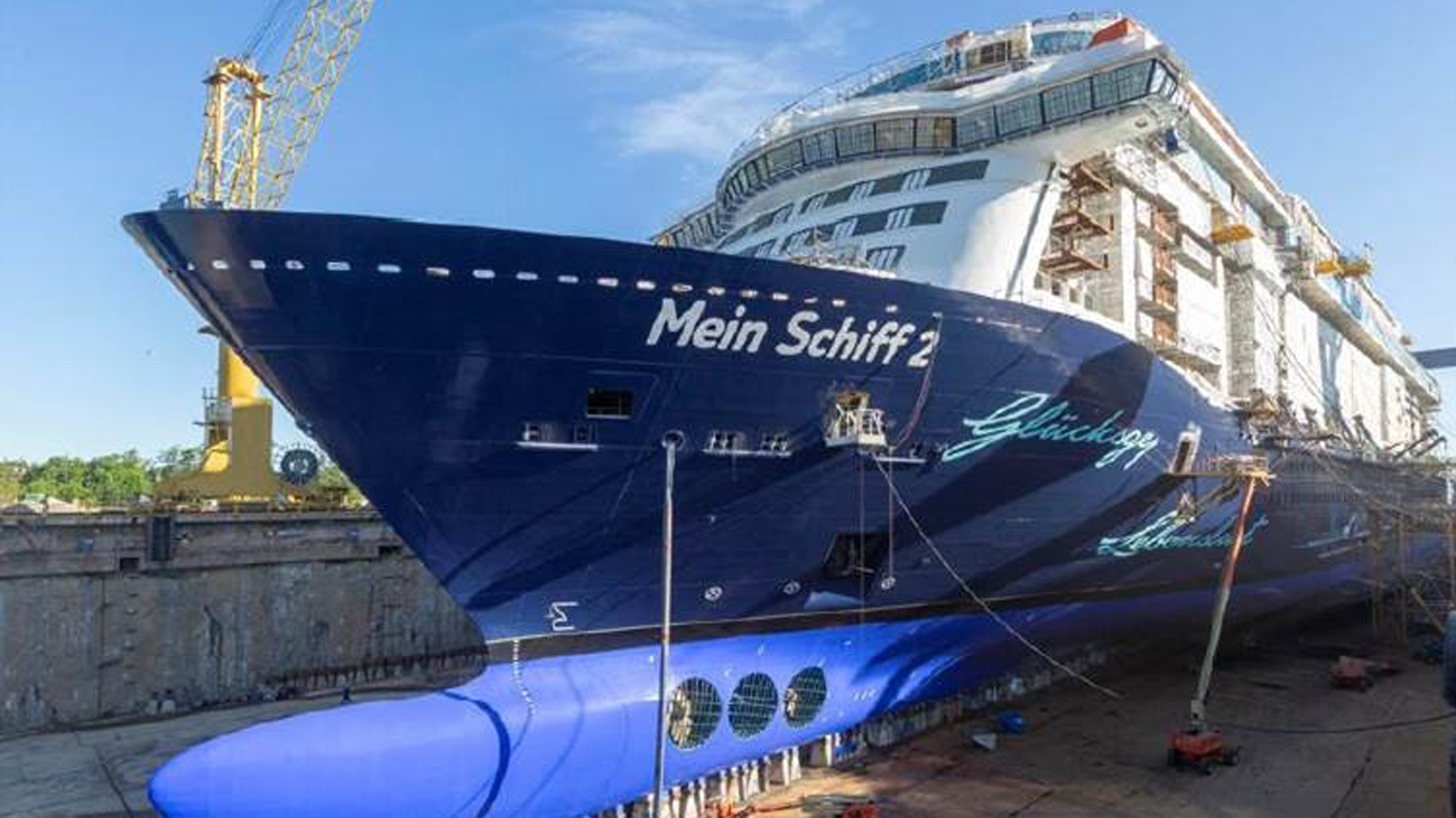 Das Wachstum Geht Weiter Neue Mein Schiff 2 Hat Erstmals Wasser Unterm Kiel Nächster Neubau